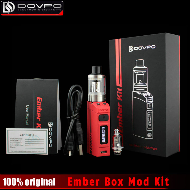 Original Dovpo Ember Electronic Cigarette Box Mod Vape 5W - 50W Temper gadgt-gifts Original Dovpo Ember Electronic Cigarette Box Mod Vape 5W - 50W Temper gadgt-gifts