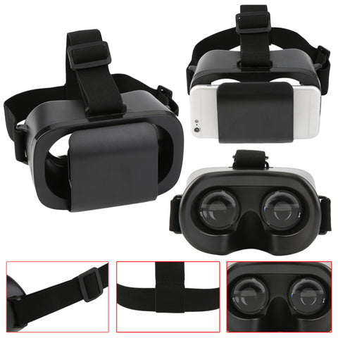 VR 3D Professional Virtual Reality Glasses For Android And For IOS For 4.7 To 6 Inch Smartphone With Cloth Black