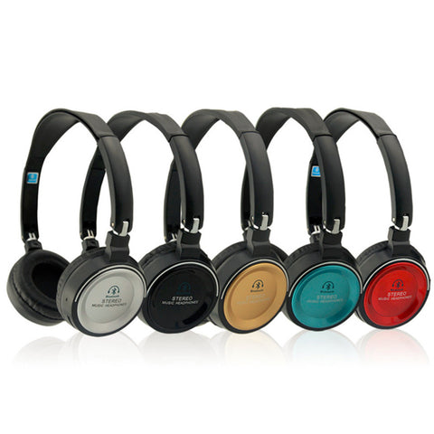 Stereo Headphones Noise Reduction Bluetooth V3.0 Headset With Built In Mic