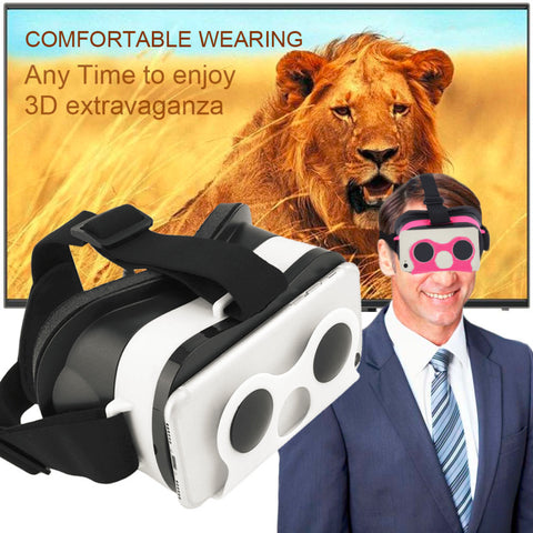 Virtual Reality VR Mobile Phone 3D Viewing Glasses For 5.7 Inch Smartphone Glass Fit For Iphone For Samsung