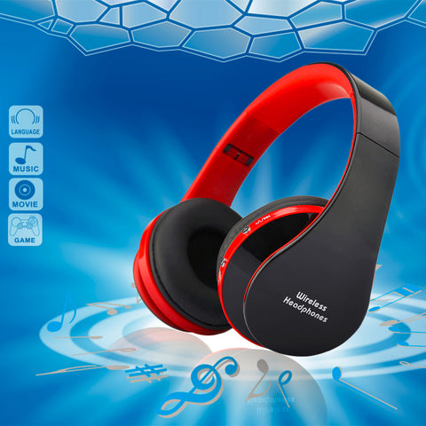Foldable Wireless Bluetooth Headphone Super Stereo Bass Effect