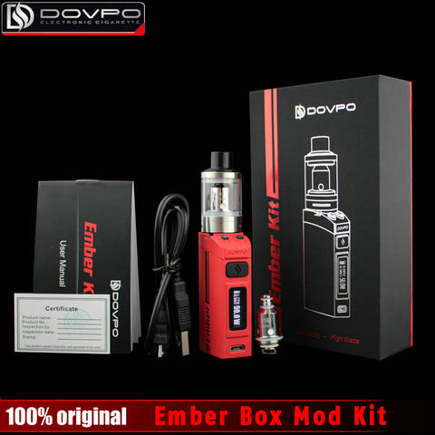 Original Dovpo Ember Electronic Cigarette Box Mod Vape 5W - 50W Temperature Control