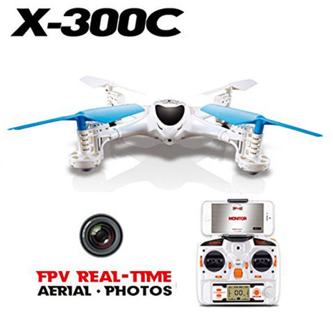FPV RC Drone 2.4G 6 axle Headless Mode RC UAV Quadcopter with Built-in HD Camera Support Real-time Video FS